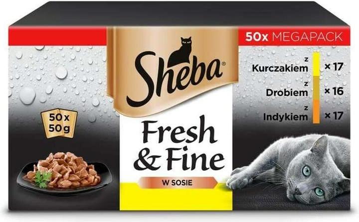 Produktbild Sheba Fresh & Fine in Sauce (Adult, 1 Stk., 2500 g)