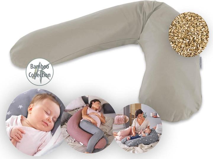 Image du produit Theraline Coussin d'allaitement "Das Original" avec rembourrage en épeautre, housse incluse 190 cm (190 cm)