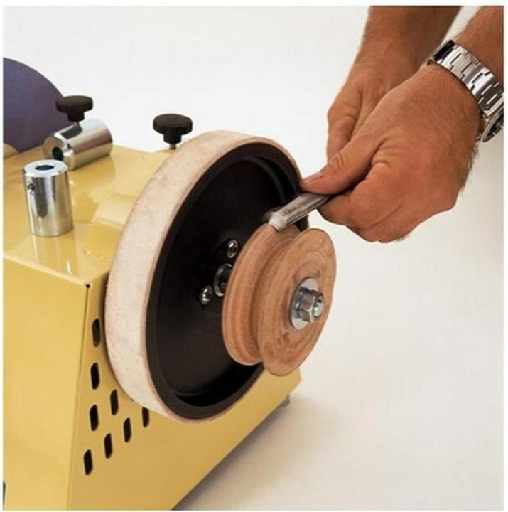 Image du produit Scheppach Disque à décalquer en cuir Ø 100 mm