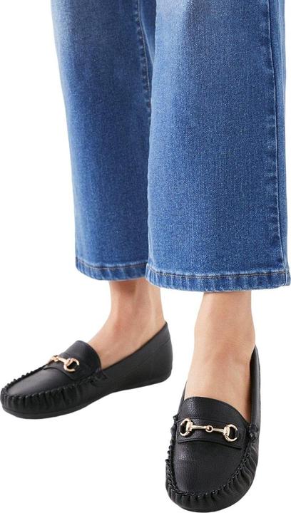 Actual product image Good For The Sole Womens/Ladies Nina Snaffle Detail Wide Loafers (39)