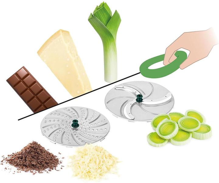 Produktbild Genius Manueller Food Processor NICER DICER PEGASUS Set 10-teilig grün
