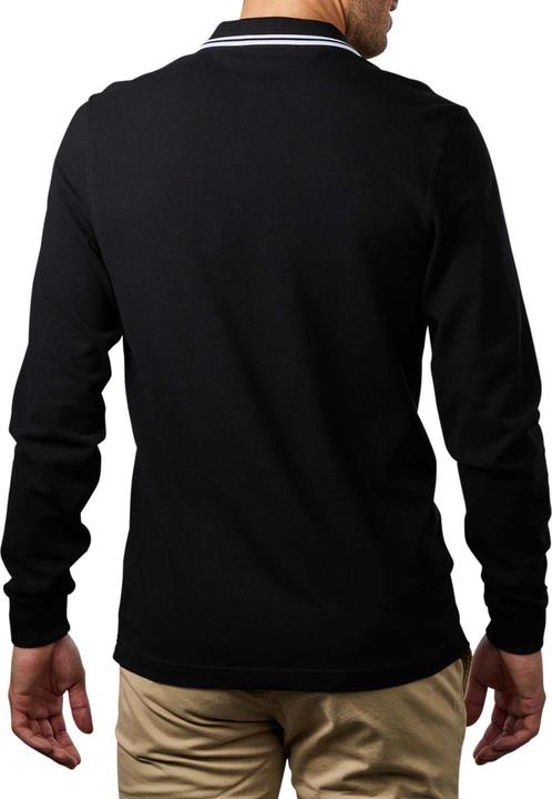 Actual product image Fred Perry Twin Tipped Polo Long Sleeve black (M)