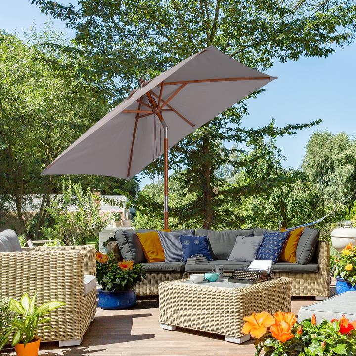 Immagine prodotto Outsunny Ombrellone pieghevole (1.50 m)