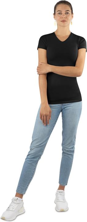 Actual product image Normani Figure-hugging V-neck T-shirt Siena - 8691 (XS)