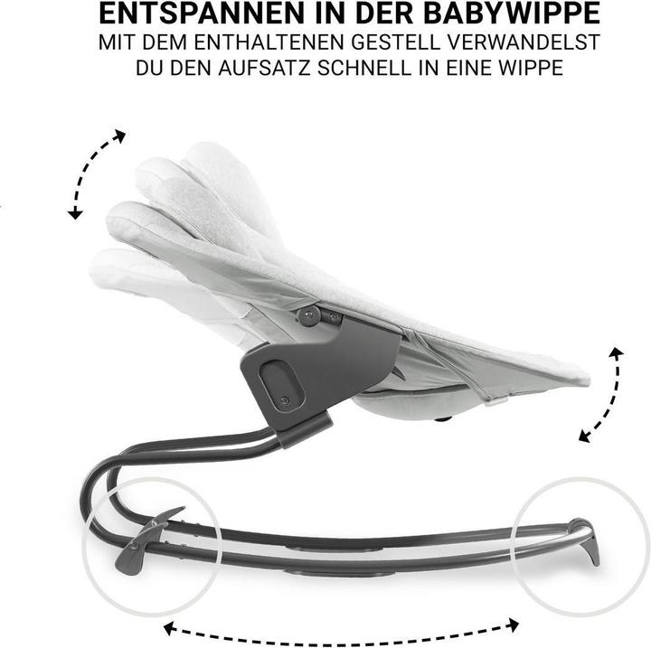 Actual product image Hauck Hochstühle Beta Plus White 5-tlg. Newborn Set - Hochstuhl (Highchair)