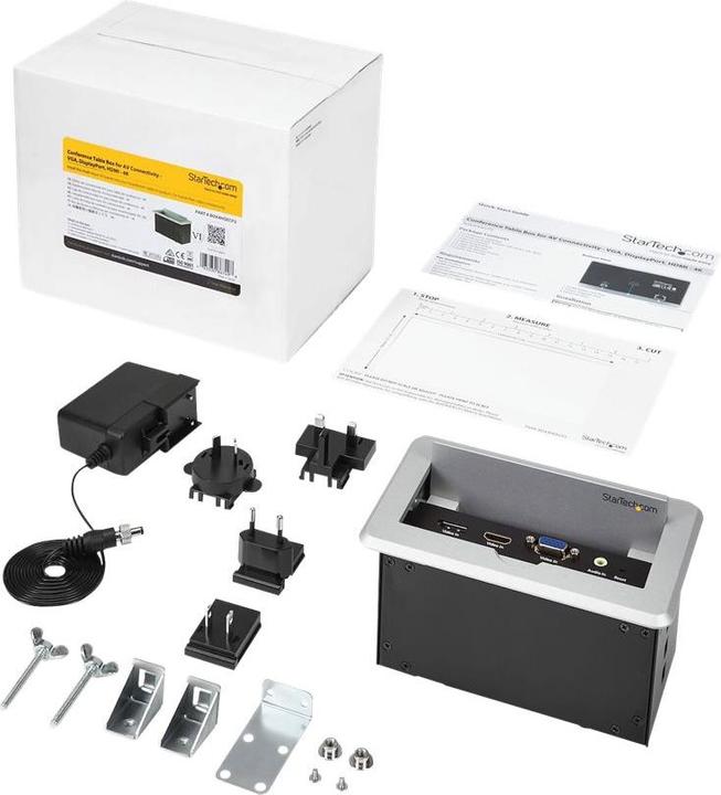 Actual product image StarTech Conference table Table connection panel for audio and video