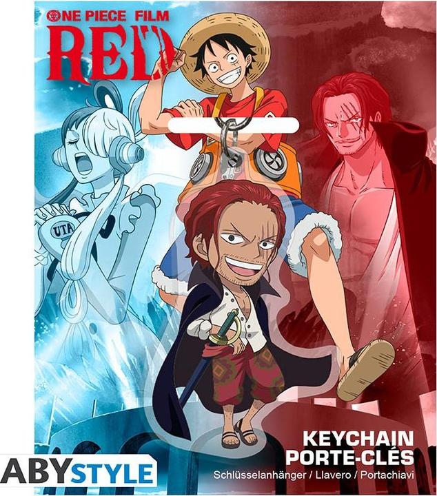 Produktbild ABYstyle ONE PIECE: RED - Acryl Keychain - Shanks X4