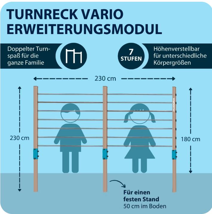 Immagine prodotto Hudora Modulo di estensione Turnreck Vario