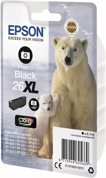 Image du produit Epson 26XL Claria Premium (PBK)