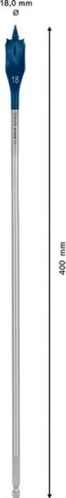 Image du produit Bosch Professional Zubehör Mèche à fraiser plate EXPERT Self Cut Speed, 18 x 400 mm (18 millimètres)