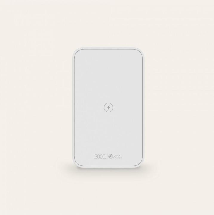 Immagine prodotto KSIX Power Bank 5.000 Mah USB Pd E Qc + Cavo Micro USB Bianco (5000 mAh, 20 W)