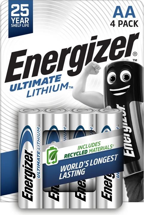 Energizer Lithium ultime (4 pcs, AA, 3000 mAh)
