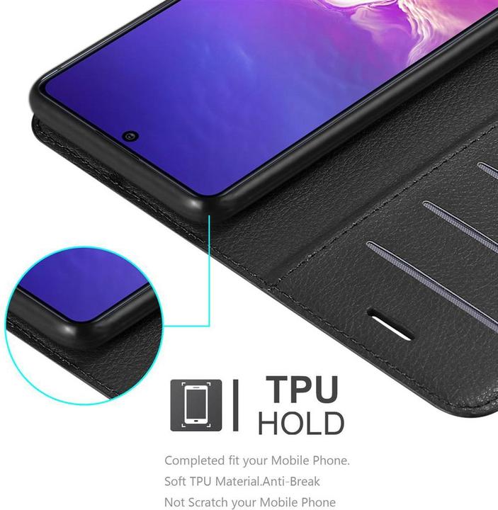 Actual product image Cadorabo Book with stand function cover (Samsung Galaxy S10 Lite, Samsung Galaxy A91)