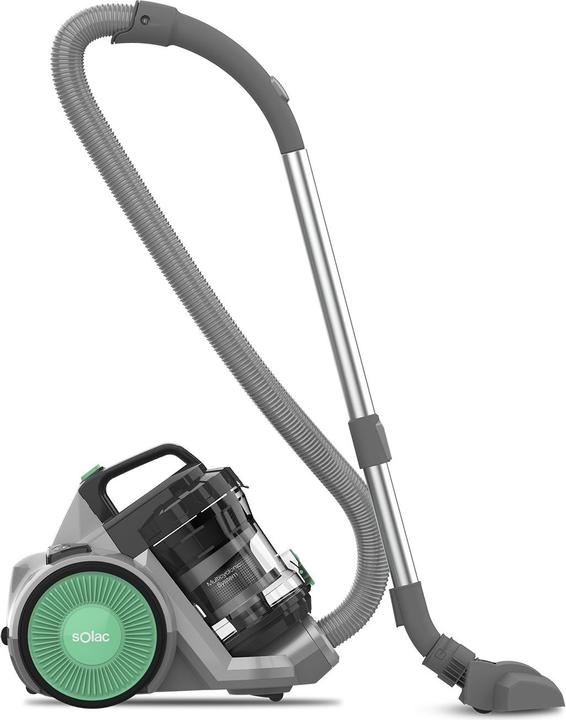 Productafbeelding Solac Valorous, 800 W, Cilinderstofzuiger, Droog, Zakloos, HEPA, Multi-cyclonisch/filterend