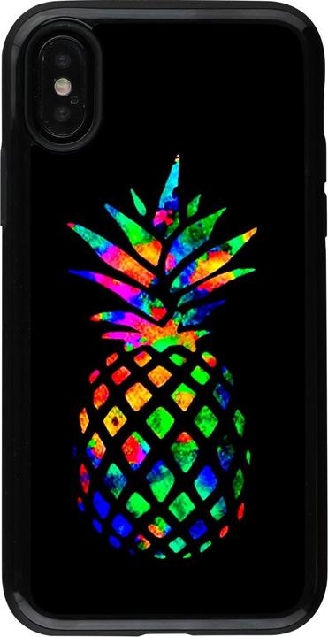 Image du produit PhoneLook Coque Hybrid Armor noir Ananas Multi-colors (Apple iPhone XS, Apple iPhone X)