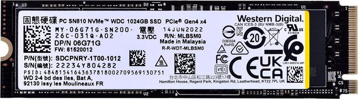 Image du produit Dell Disque dur SSD M.2 PCIe NVME Gen 2280 - (1000 Go, M.2 2280)