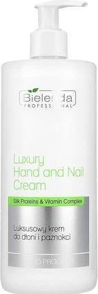 Bielenda PROFESSIONAL Luxury Hand & Nail Cream Silk Proteins & Vitamin Complex luksusowy (500 ml)