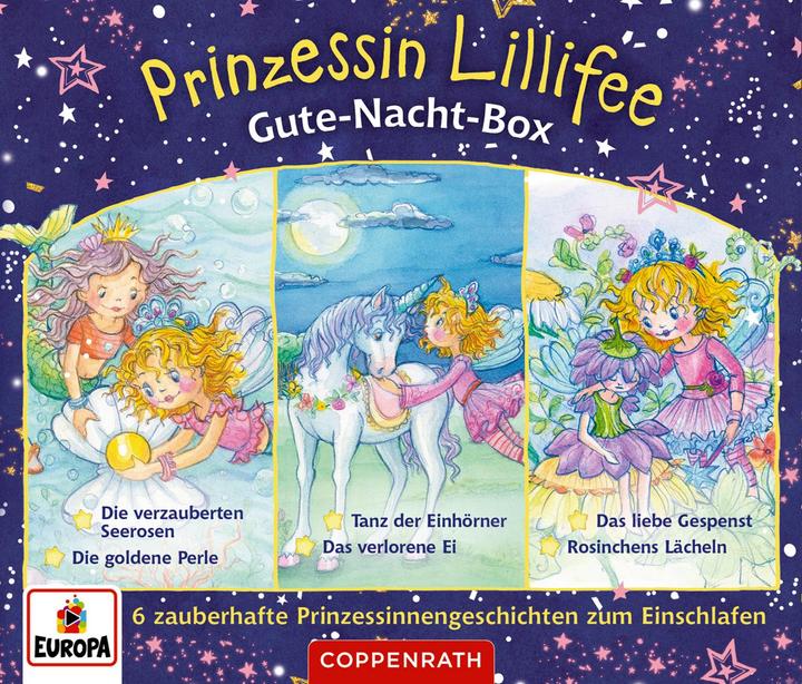 Produktbild CD Hörspiel: Prinzessin Lillifee - Gute-Nacht-Box (3 CDs) (Monika Finsterbusch, Deutsch)