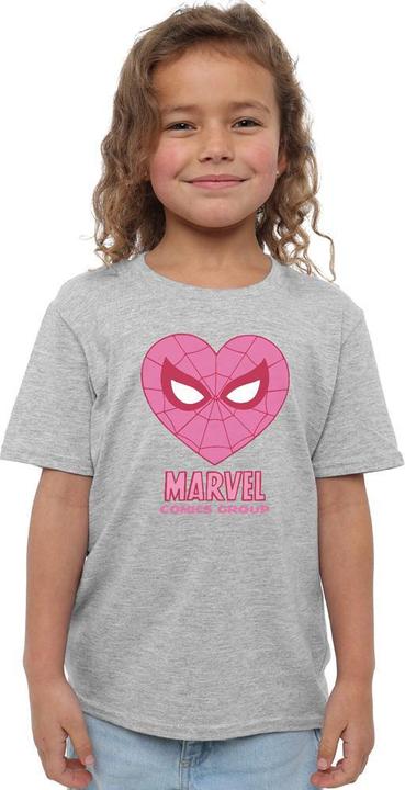 Actual product image Spiderman Childrens/Kids Heart T-Shirt (152, 158)