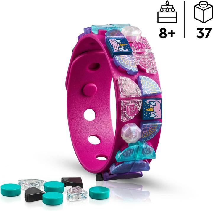 Actual product image LEGO Unicorn bracelet (41802, LEGO Dots)