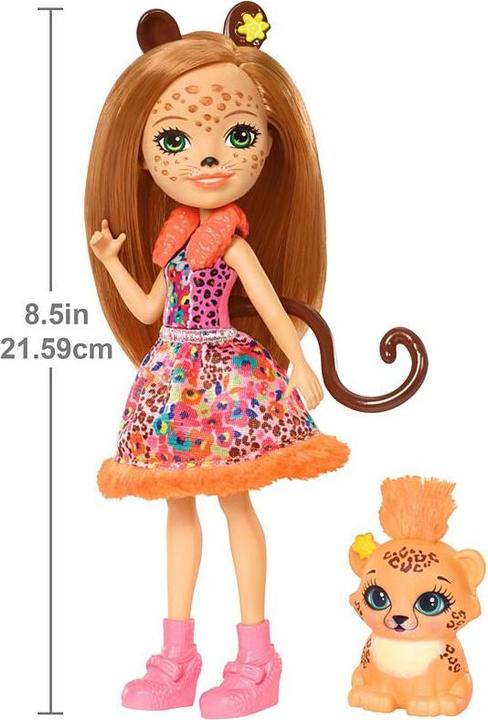 Actual product image Enchantimals Cherish Cheetah Doll