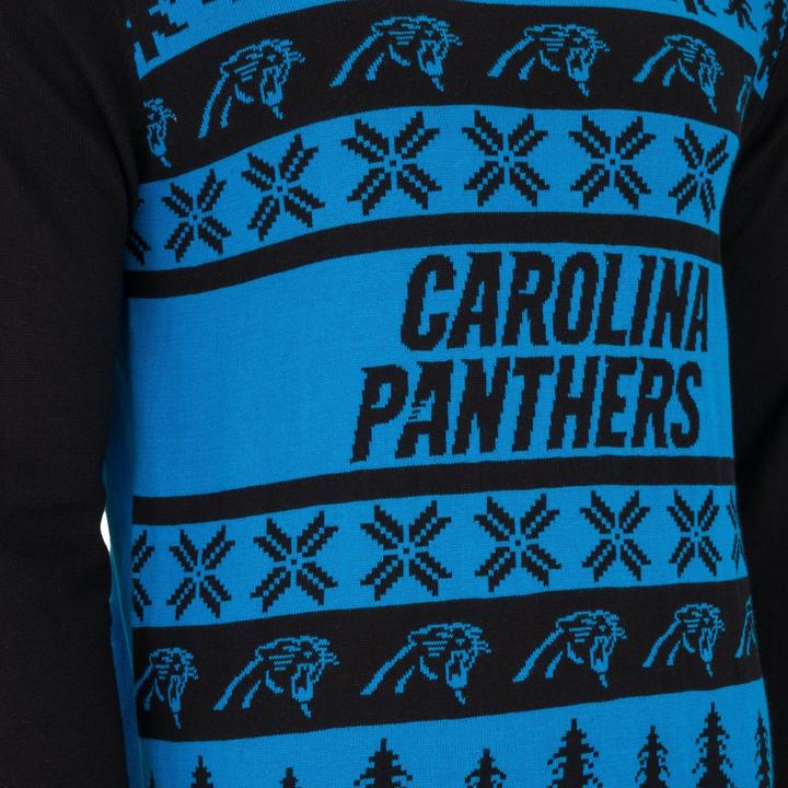Produktbild Foco NFL Ugly Sweater XMAS Strick Pullover Carolina Panthers - M (M)