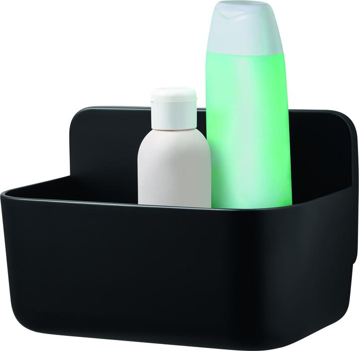 tesa LAVAA Shower basket, small incl. adhesive solution without drilling