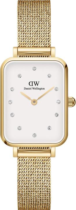 Daniel Wellington Quadro Lumine Pressed Evergold (Montre analogique, 20 mm)