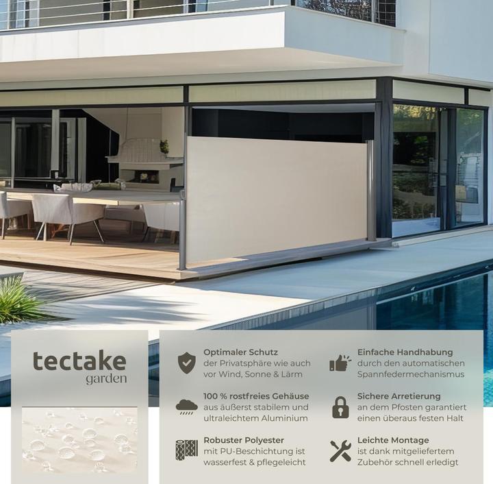 Image du produit tectake Store Latéral Rétractable (1.80 m)