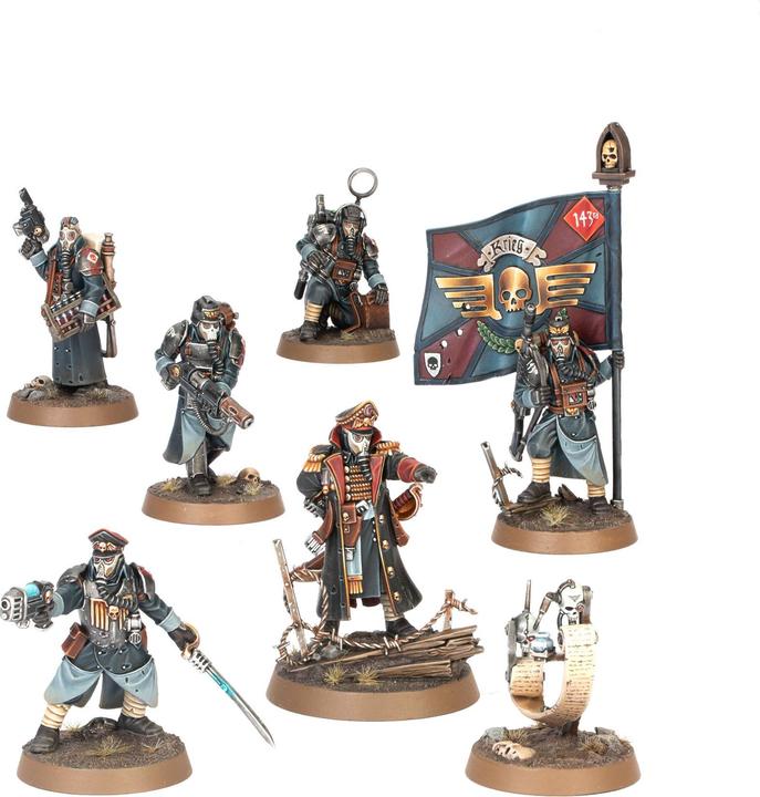 Actual product image Games Workshop Warhammer 40k - Astra Militarum Escouade d'Etat Major de Krieg
