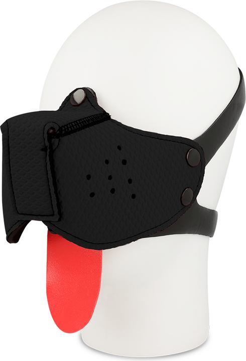 Actual product image Ohmama Fetish Dog Muzzle - Black