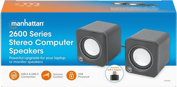 Actual product image Manhattan Speakers for PC and laptop - 2600 Series