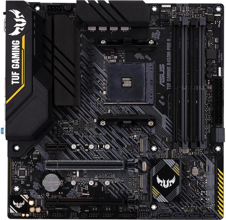 Actual product image ASUS TUF B450M-Pro II Gaming (AM4, AMD B450, mATX)