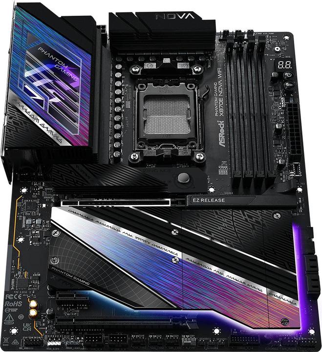 Productafbeelding AsRock MB AMD AM5 X870E Nova WiFi (AM5, AMD X870E, ATX)