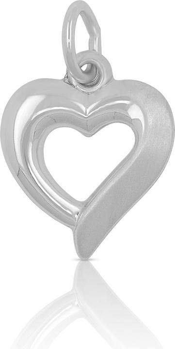 Muau Pendant heart yellow gold 750, 16x11mm (750/18K Gelbgold)