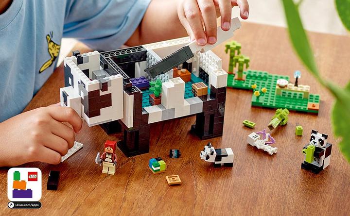 Produktbild LEGO Das Pandahaus (21245, LEGO Minecraft)