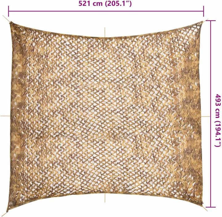 Immagine prodotto VidaXL Rete mimetica Bundeswehr rete mimetica dell'esercito rete da caccia deco rete borsa di stoccaggio