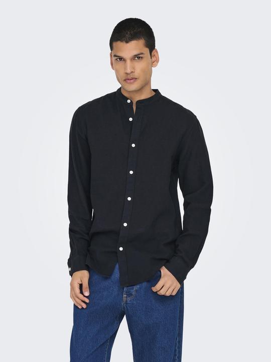 Image du produit Only & Sons Onscaiden Ls Lin Solid Mao Noos (XXL)