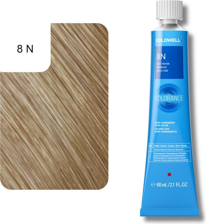 Produktbild Goldwell Colorance Tube Demi-Permanente (8N 	hellblond)