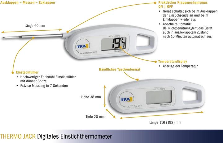 Actual product image TFA Thermo Jack