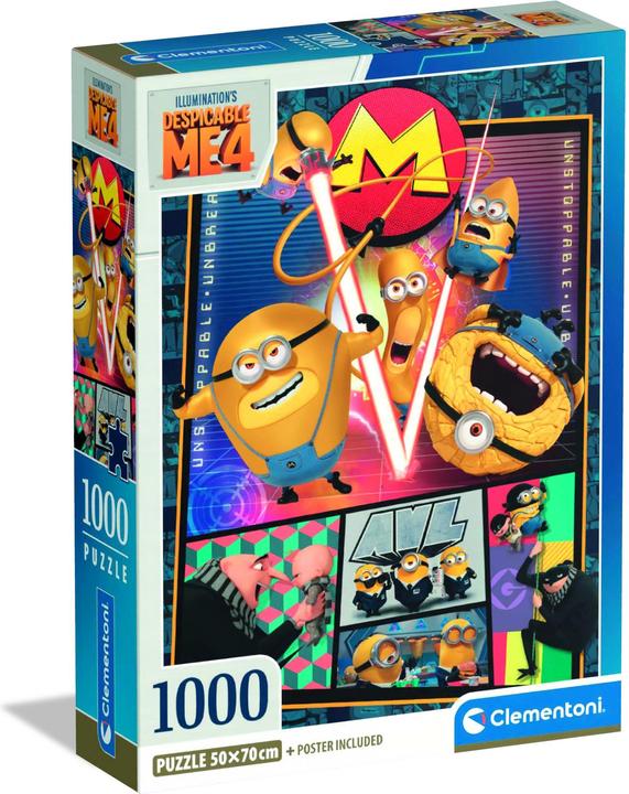 Immagine prodotto Clementoni Pzl 1000 Hqc Despicable Me 4 Compatto (1000 pezzi)