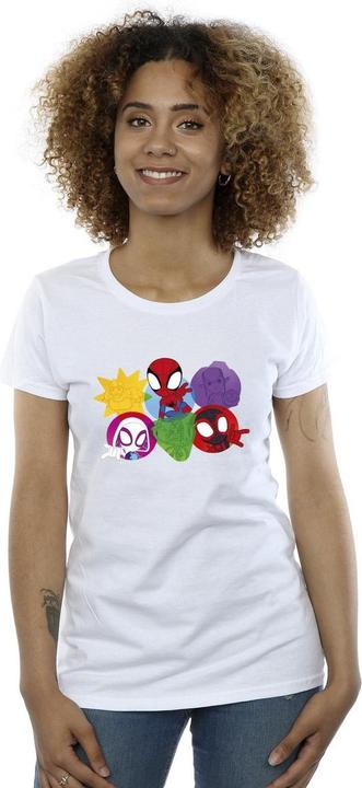 Immagine prodotto Spidey And His Amazing Friends Faces Maglietta Donna (XL)