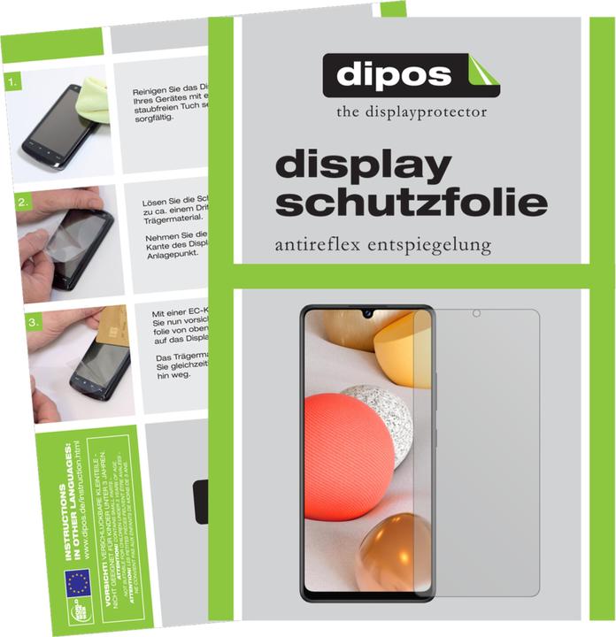 Dipos Displayschutzfolie Antireflex (2 Stück, Samsung Galaxy A42 5G)