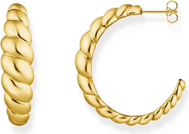 Produktbild Thomas Sabo Creolen organische Formen vergoldet (Silber 925)