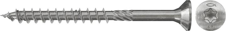 Produktbild Fischer Holzbauschraube Power-Fast Senkkopf TX 8x160 mm blau verzinkt 50 Stck (200 Schrauben pro Stück)