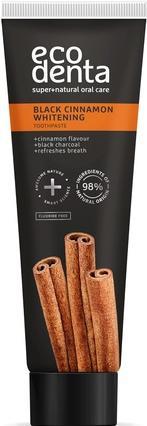Ecodenta Schwarzer Zimt Zahnweiss-Zahnpasta Zimtgeschmack Natürlich Fluoridfrei 100ml (100 ml)
