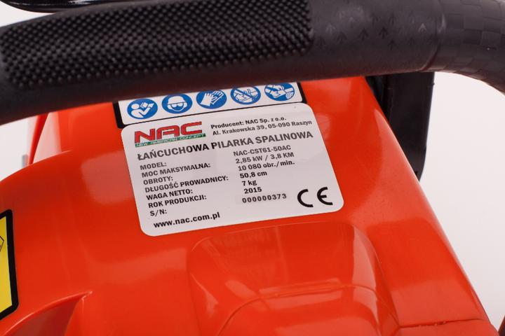 Image du produit NAC CST61-50AC (Scie à chaîne à essence)