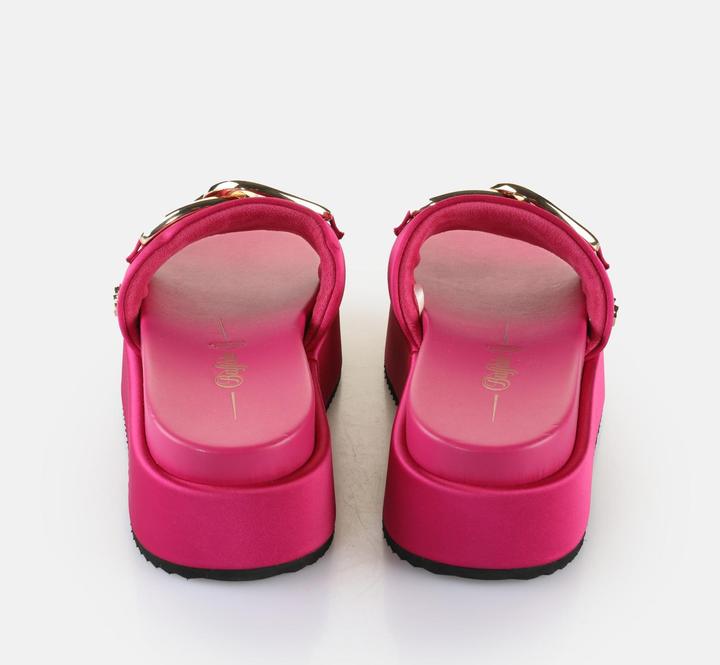 Image du produit Buffalo mules noa slide chain - vegan satin (40)