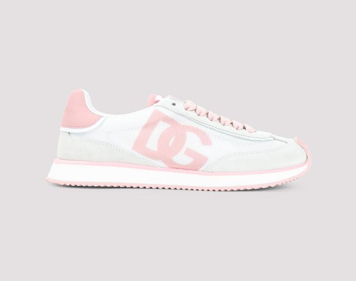 Image du produit Dolce & Gabbana dragon sneakers in mixed materials white and pink color (40)