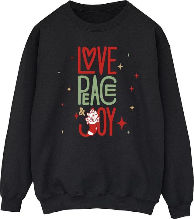 Disney The Aristocats Marie Love Peace Joy Sweatshirt (S)